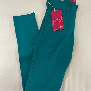NEW Girls Petrol Stretch Jeggings Size Large